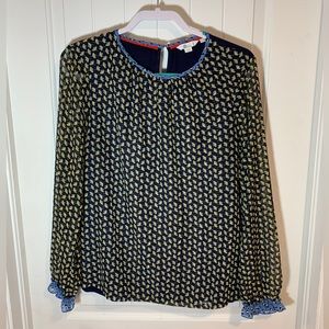 Boden long sleeve blouse size 8.